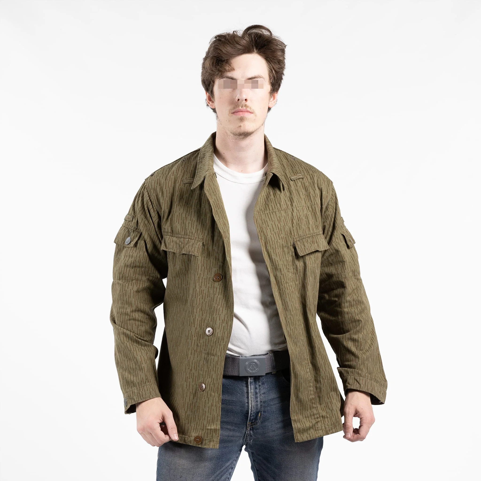 East German Strichtarn Field Shirt - Image 2