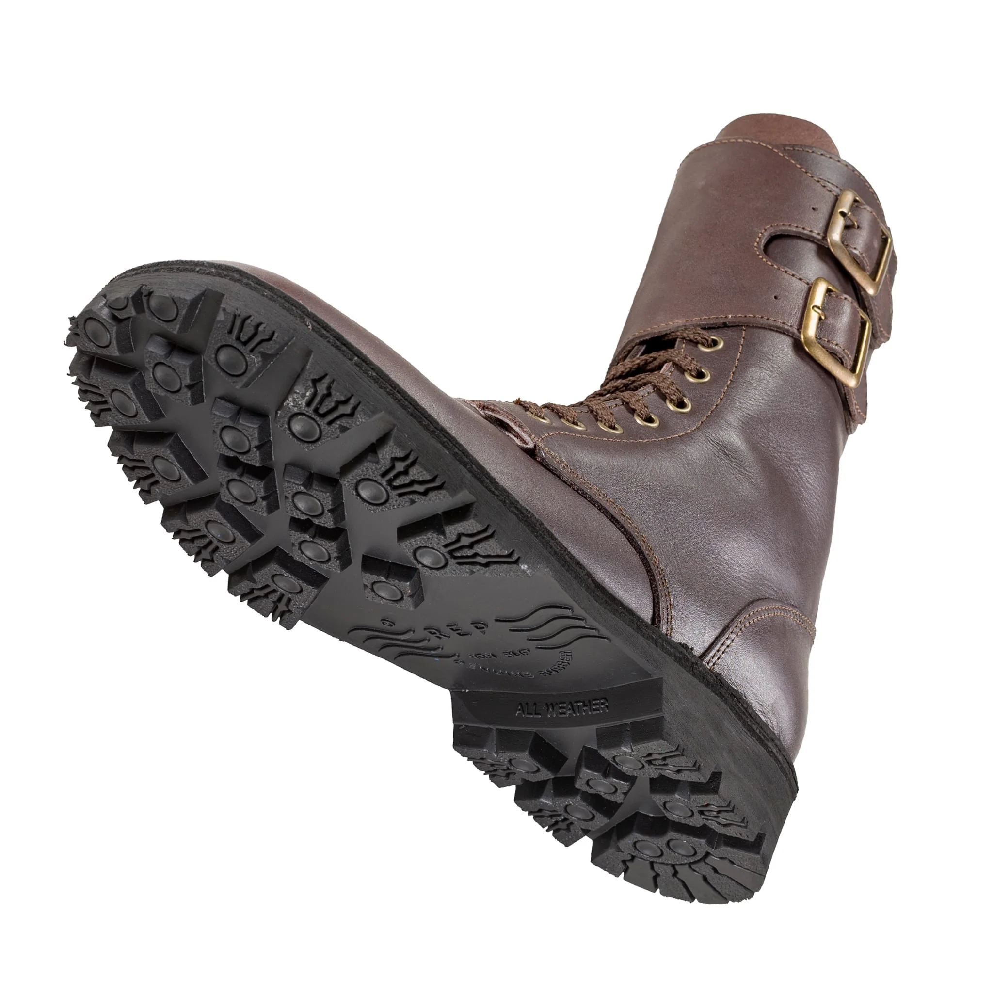 Full Combat Waxi Boot, Dark Brown - Image 8
