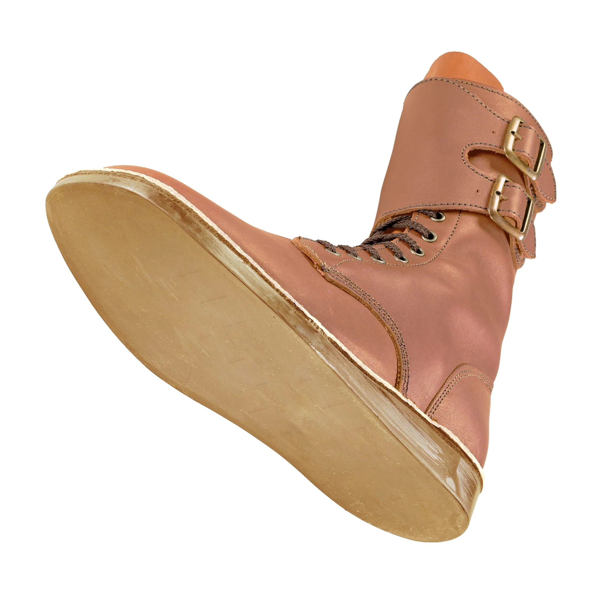 Full Combat Waxi Boot, Tan - Image 4