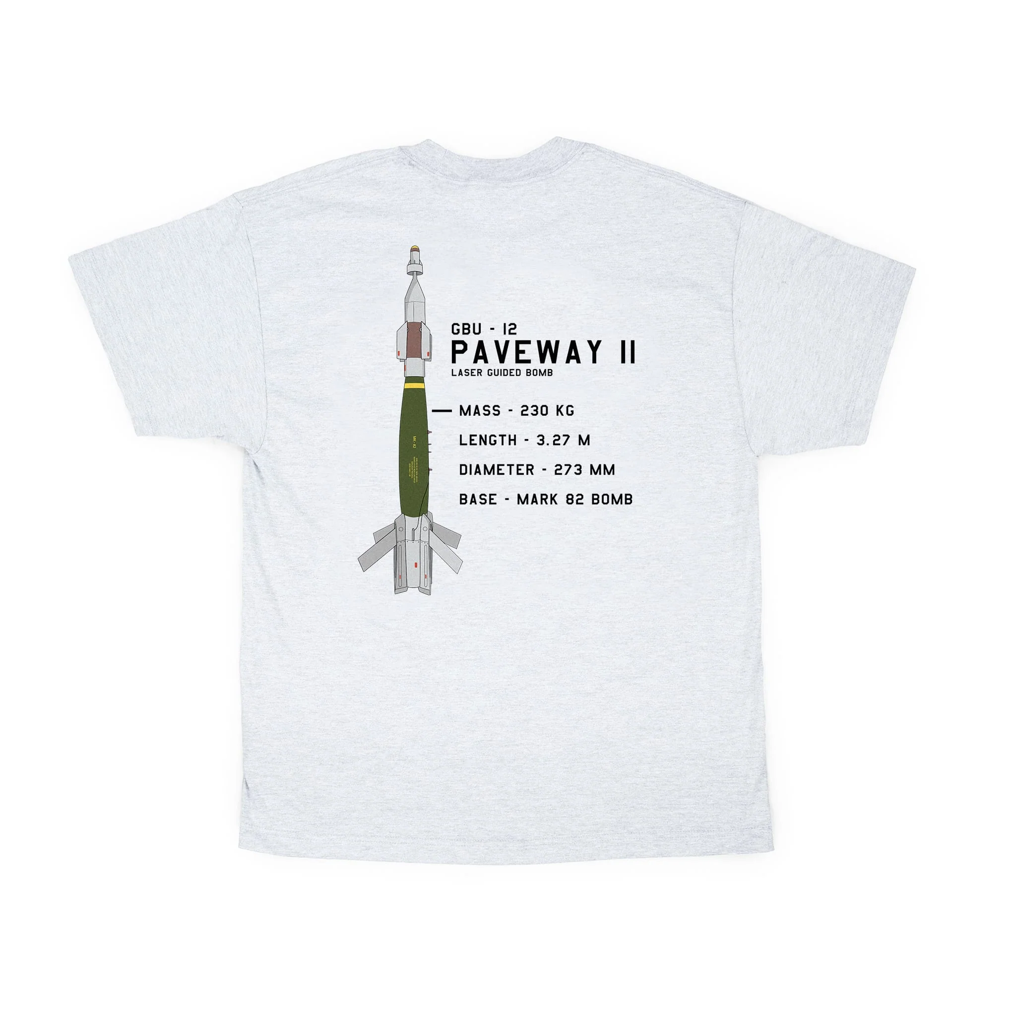 GBU-12 Paveway II Atamonica Tee - Image 2