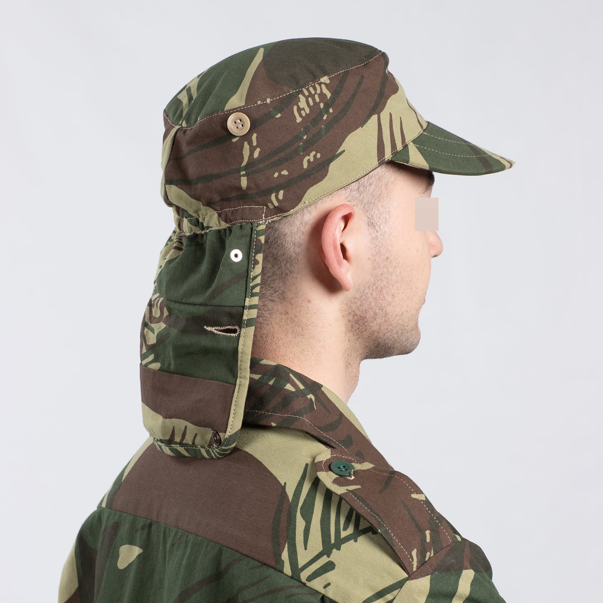 North Equipment Rhodesian Brushstroke Flap Cap - Image 6